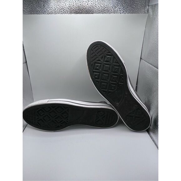 CONVERSE Chuck‎ Taylor Gray/Black Canvas Street Sneakers Unisex size M-11 W-13 - Picture 3 of 6